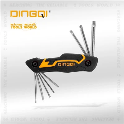 Sulankstomas Torx šešiakampis raktas